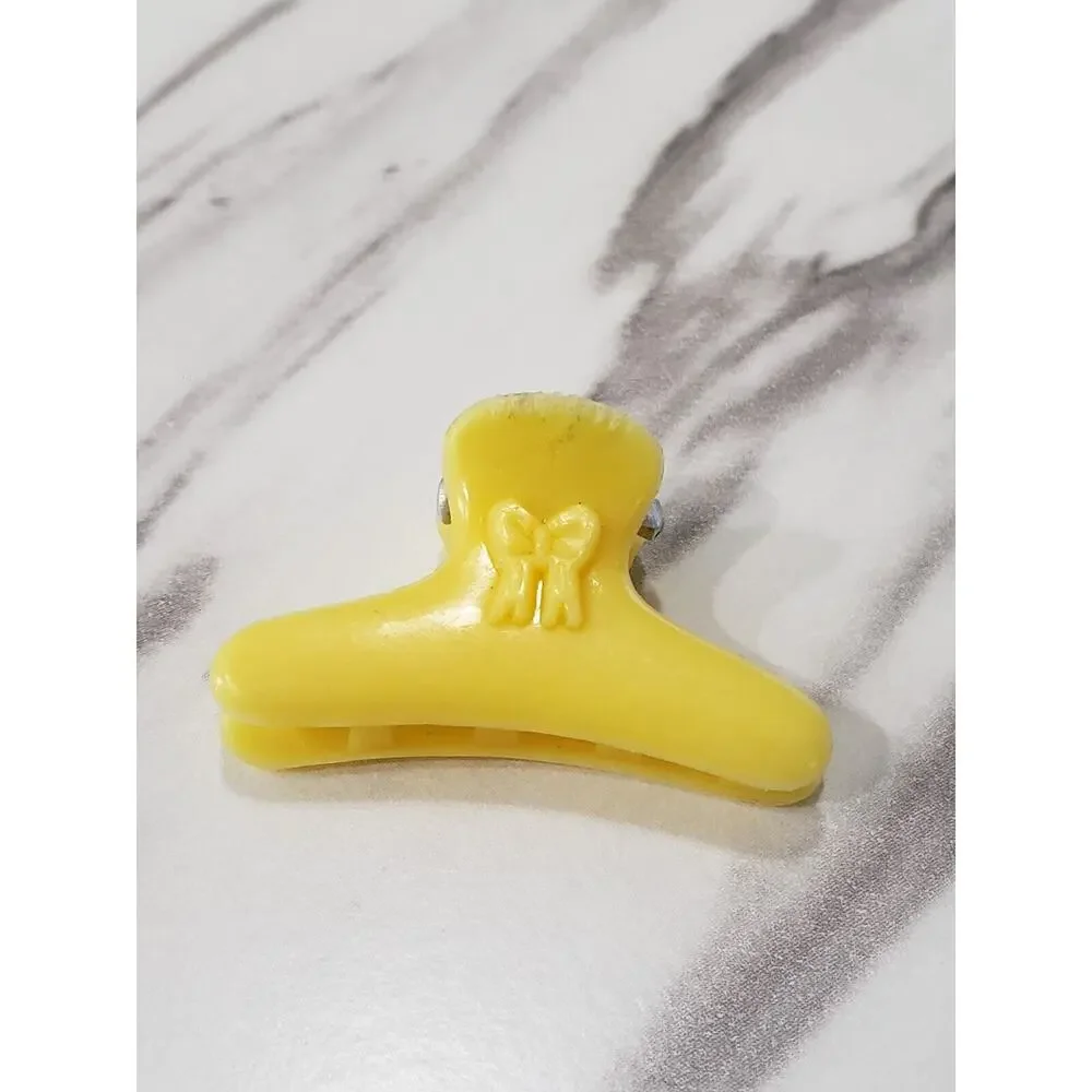 My Little Pony Accessories G1 MLP‎ Hair Clip Barrette Banana Yellow Bow